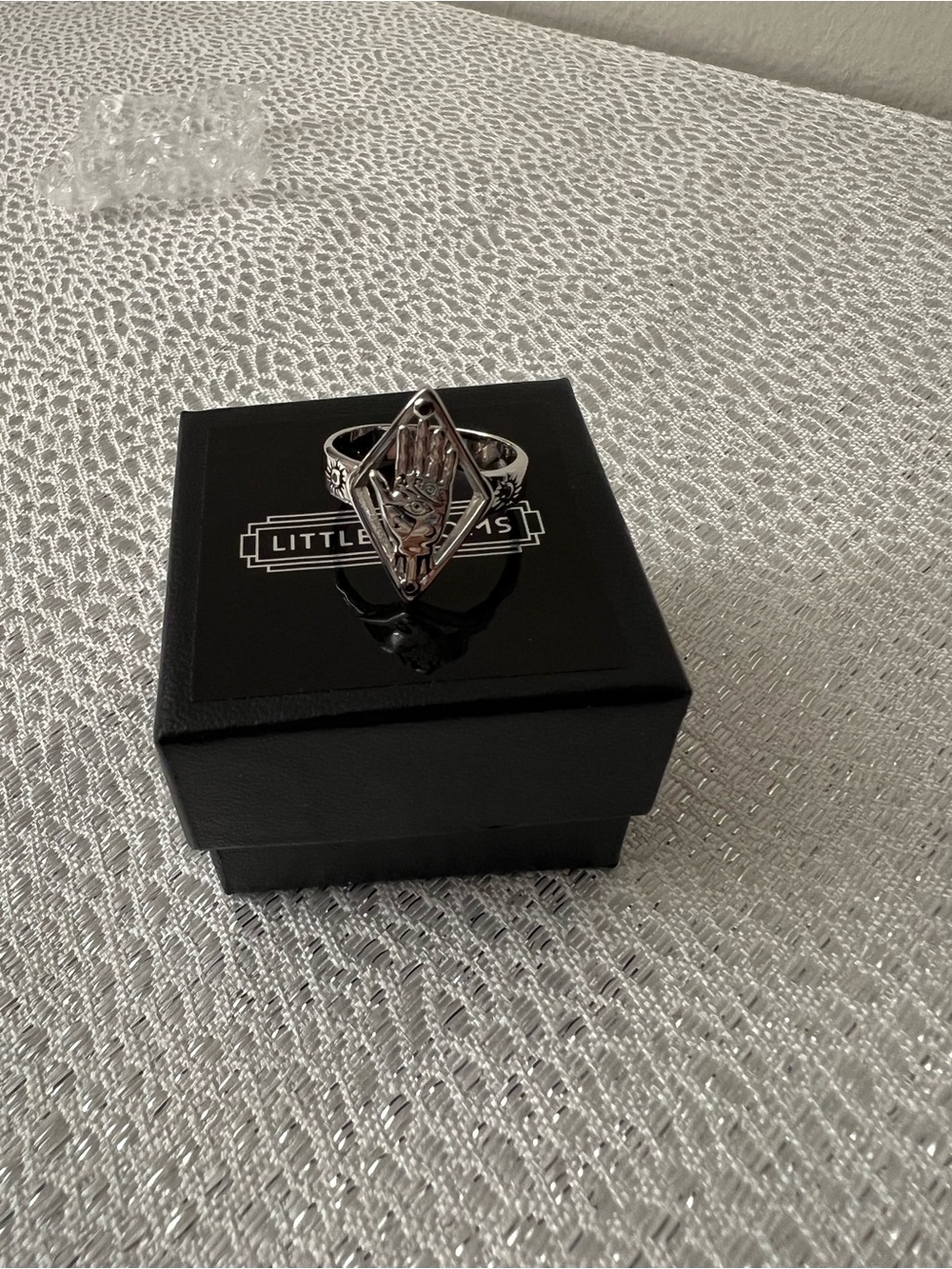 Little Rooms Fortune Ring Sterling Silver- Size 7 - Picture 4 of 7